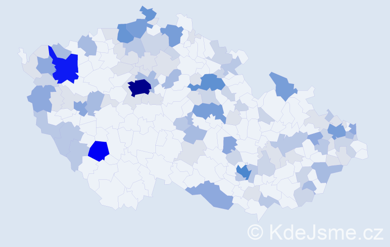 Příjmení: 'Pavlovičová', počet výskytů 321 v celé ČR
