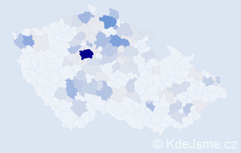 Příjmení: 'Lhota', počet výskytů 363 v celé ČR