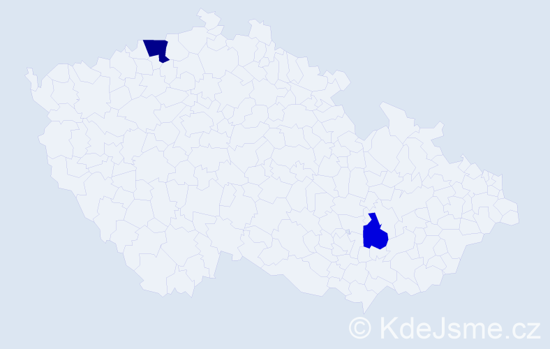 Příjmení: 'Záhorczová', počet výskytů 3 v celé ČR