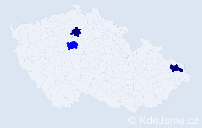 Příjmení: 'Viazanicová', počet výskytů 7 v celé ČR