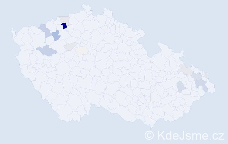 Příjmení: 'Karchňaková', počet výskytů 30 v celé ČR