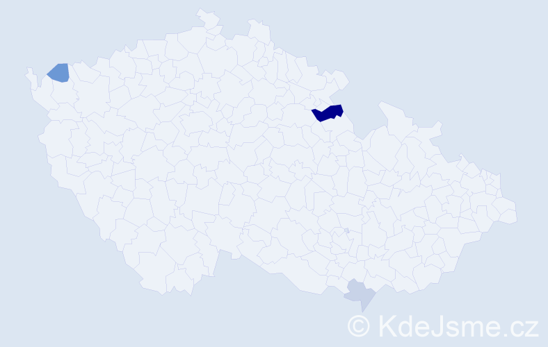 Příjmení: 'Böthigová', počet výskytů 6 v celé ČR