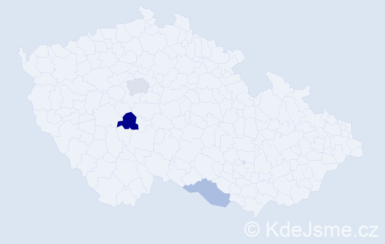 Příjmení: 'Blattný', počet výskytů 11 v celé ČR