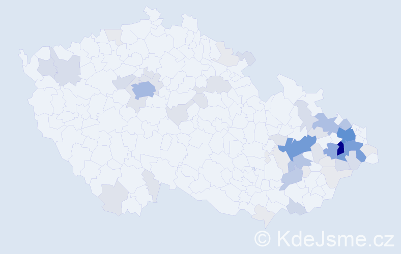 Příjmení: 'Lichnovský', počet výskytů 240 v celé ČR