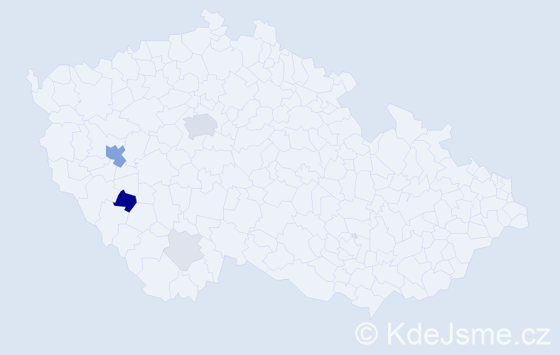 Příjmení: 'Pompl', počet výskytů 20 v celé ČR
