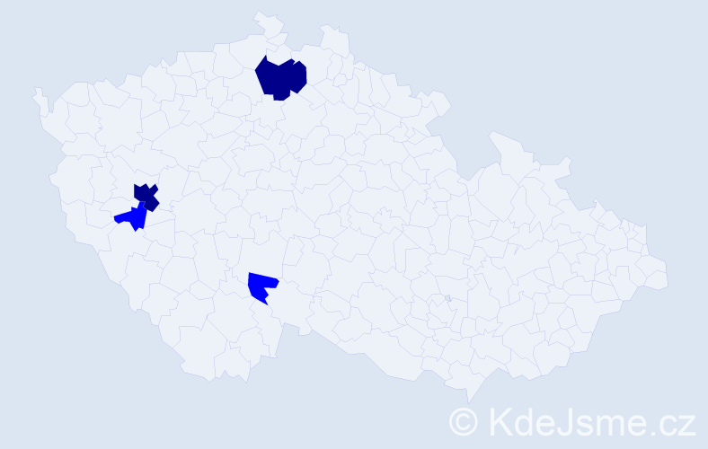 Příjmení: 'Rostásová', počet výskytů 6 v celé ČR