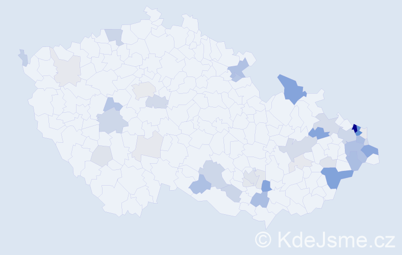 Příjmení: 'Pastucha', počet výskytů 137 v celé ČR