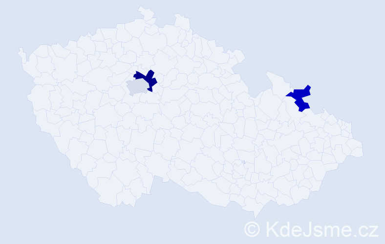 Příjmení: 'Andreatta', počet výskytů 8 v celé ČR