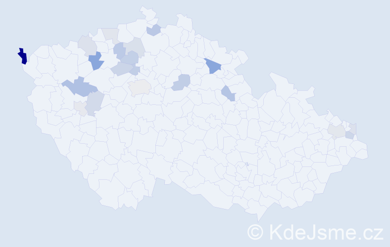 Příjmení: 'Červeňanský', počet výskytů 31 v celé ČR