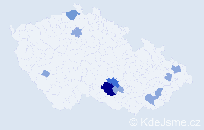 Příjmení: 'Seifer', počet výskytů 27 v celé ČR