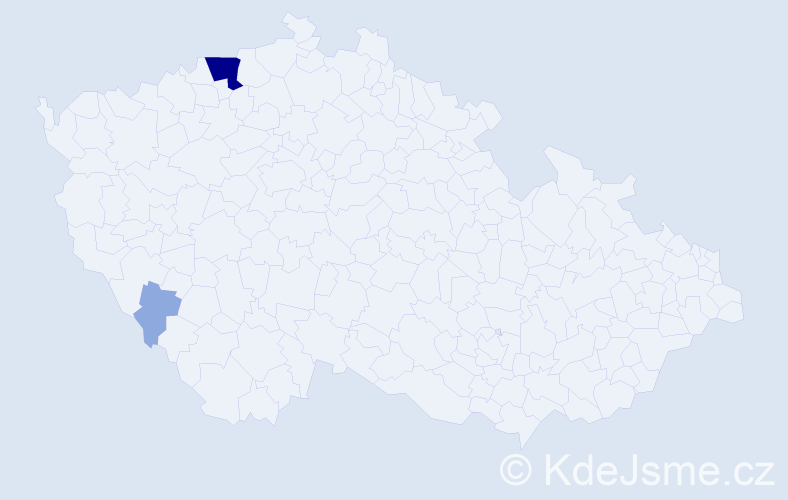 Příjmení: 'Zahorčák', počet výskytů 7 v celé ČR