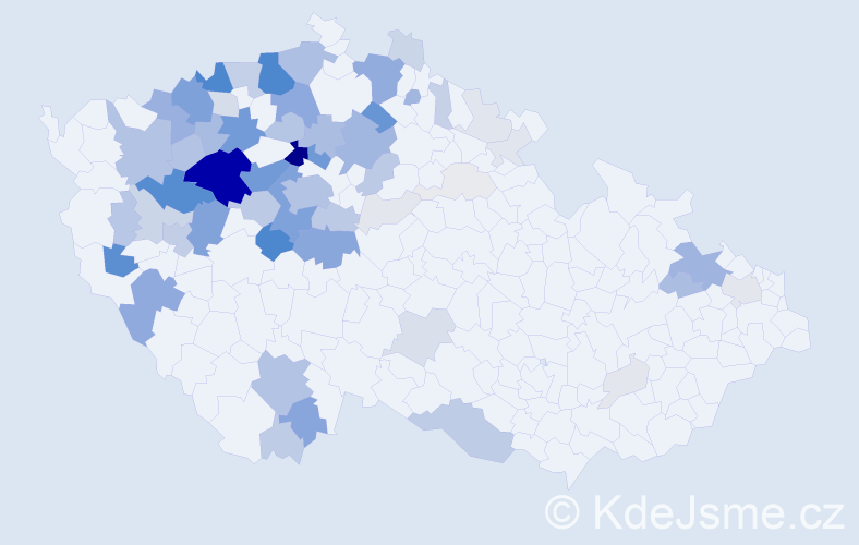 Příjmení: 'Helebrantová', počet výskytů 302 v celé ČR