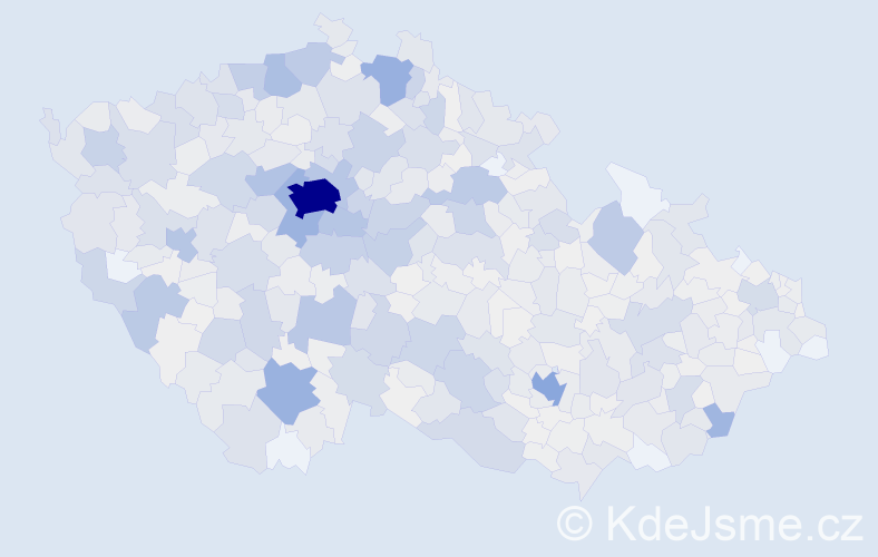 Příjmení: 'Strnad', počet výskytů 4423 v celé ČR