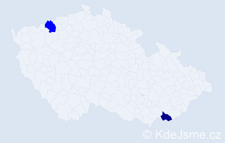 Příjmení: 'Davyďuk', počet výskytů 3 v celé ČR