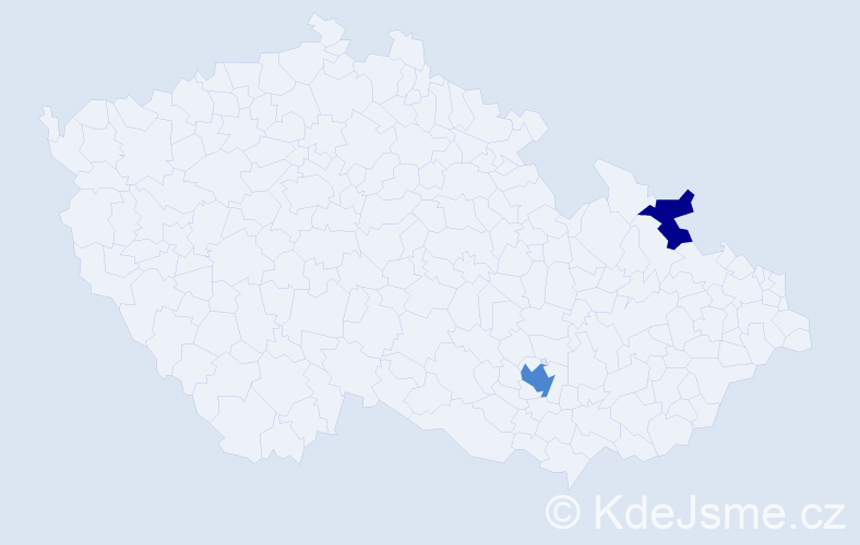 Příjmení: 'Cirojanisová', počet výskytů 4 v celé ČR