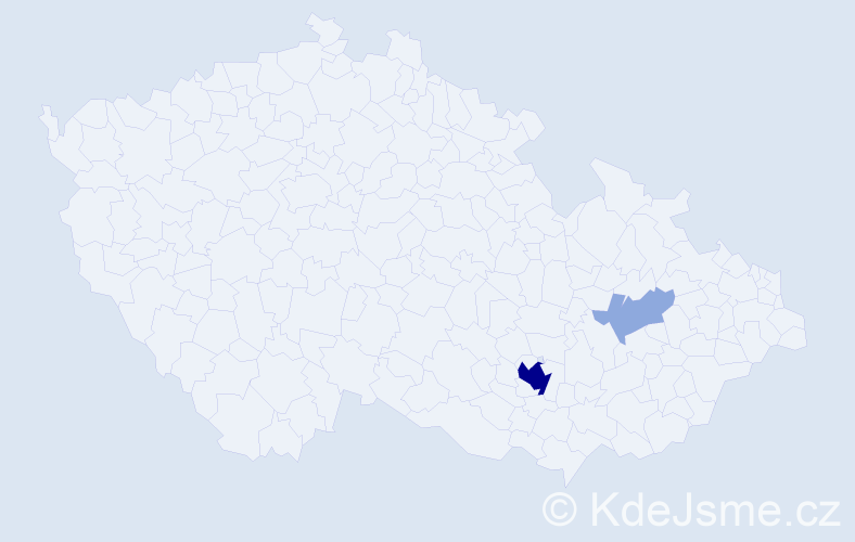 Příjmení: 'Reitter', počet výskytů 7 v celé ČR