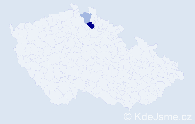 Příjmení: 'Buschková', počet výskytů 3 v celé ČR
