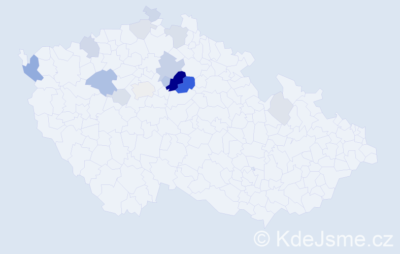 Příjmení: 'Grospič', počet výskytů 43 v celé ČR