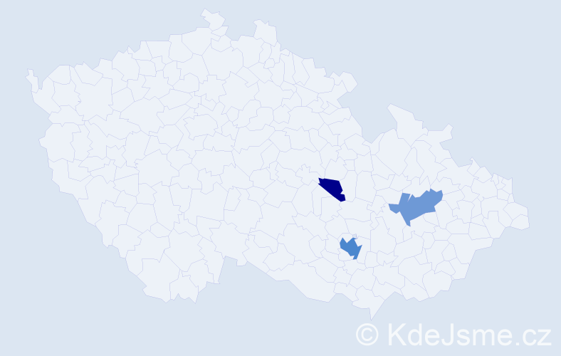 Příjmení: 'Reitter', počet výskytů 9 v celé ČR