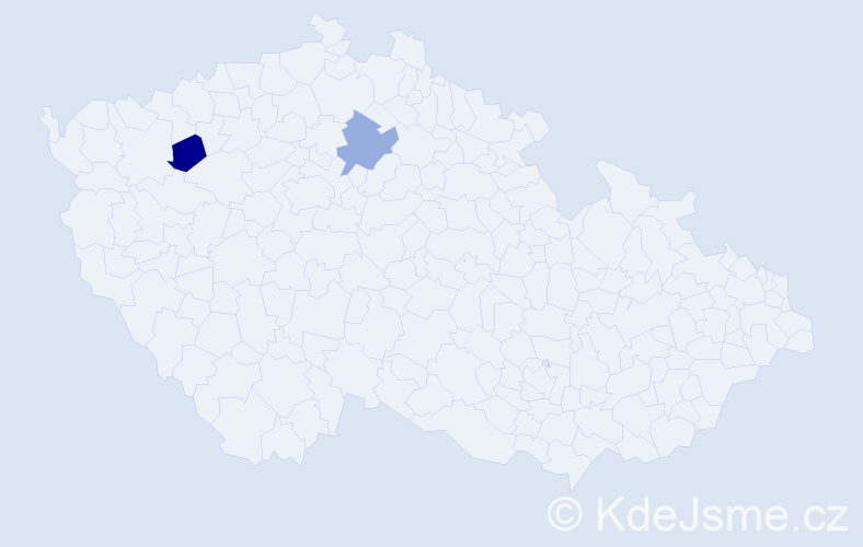 Příjmení: 'Remák', počet výskytů 2 v celé ČR