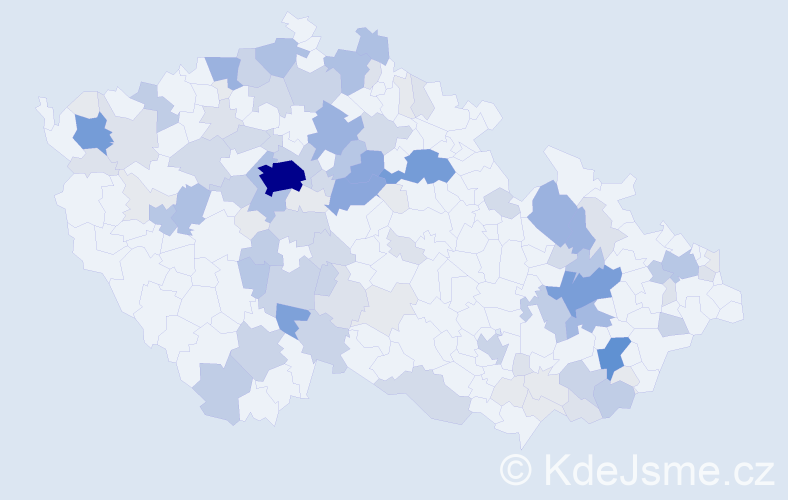 Příjmení: 'Záhorová', počet výskytů 409 v celé ČR