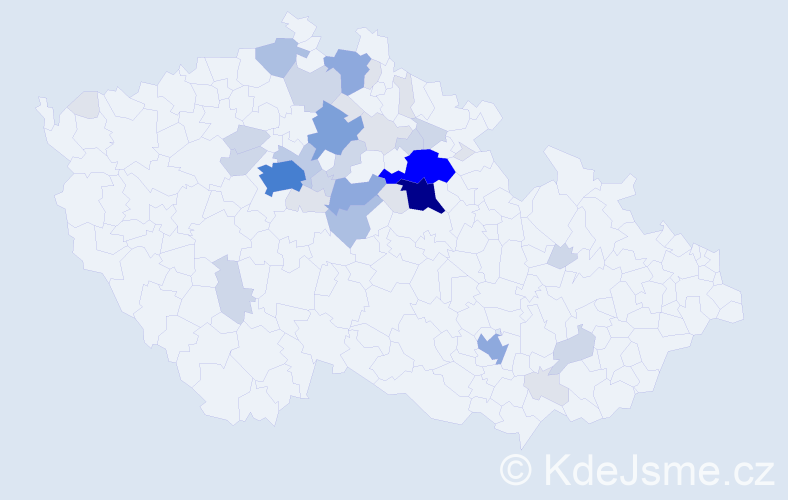 Příjmení: 'Syrůčková', počet výskytů 130 v celé ČR