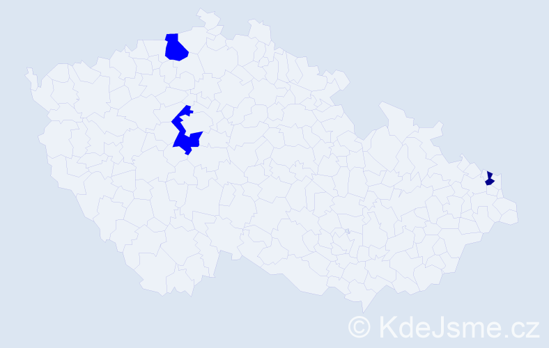 Příjmení: 'Koltok', počet výskytů 4 v celé ČR