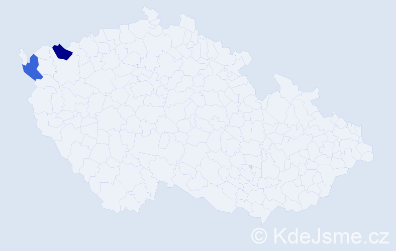 Příjmení: 'Csordásová', počet výskytů 2 v celé ČR