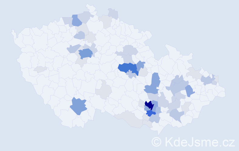 Příjmení: 'Hrouzková', počet výskytů 174 v celé ČR