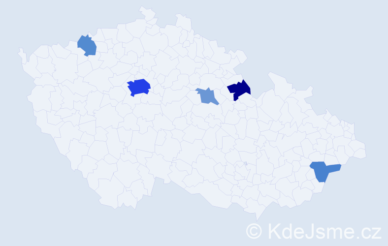 Příjmení: 'Ikeda', počet výskytů 17 v celé ČR