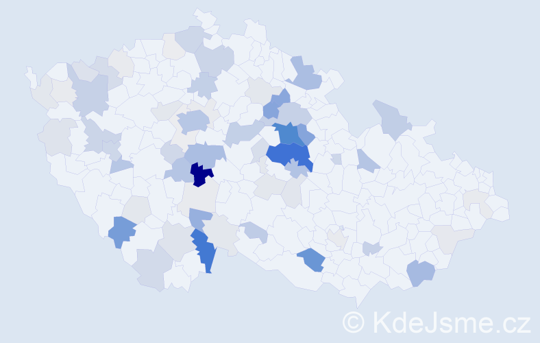 Příjmení: 'Rohlíková', počet výskytů 265 v celé ČR