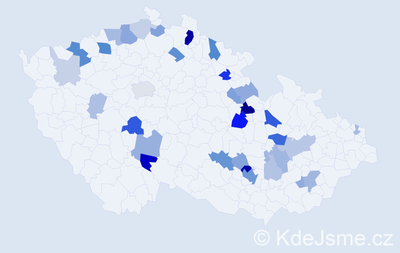 Příjmení: 'Süsserová', počet výskytů 82 v celé ČR