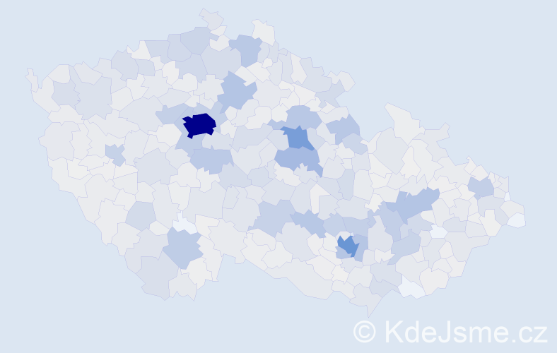 Příjmení: 'Štěpánek', počet výskytů 6411 v celé ČR