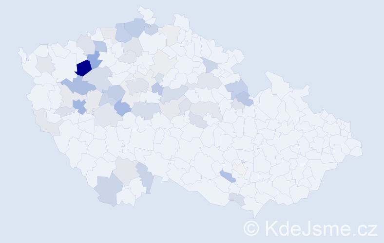 Příjmení: 'Kailová', počet výskytů 163 v celé ČR