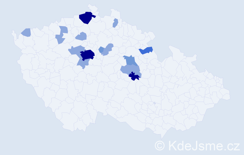 Příjmení: 'Matajová', počet výskytů 48 v celé ČR