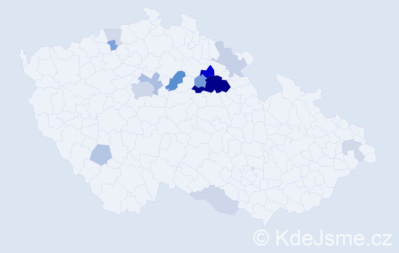 Příjmení: 'Erbs', počet výskytů 44 v celé ČR