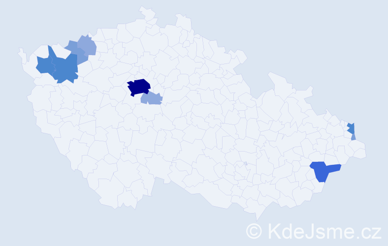 Příjmení: 'Lanzendörfer', počet výskytů 26 v celé ČR