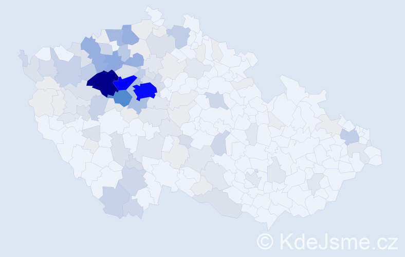 Příjmení: 'Krobová', počet výskytů 487 v celé ČR