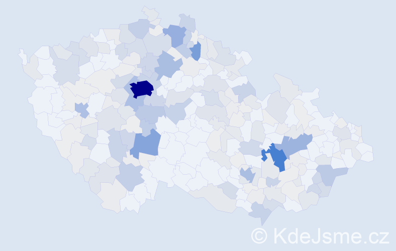 Příjmení: 'Buriánková', počet výskytů 974 v celé ČR
