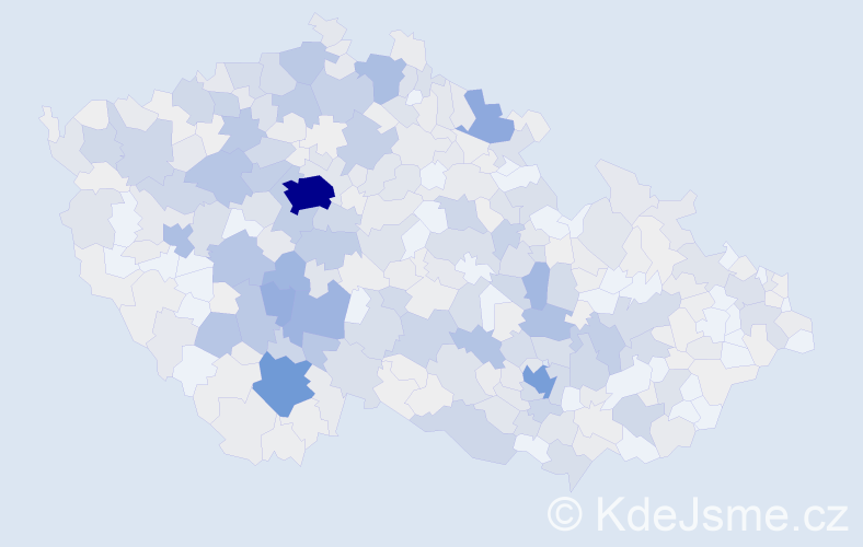 Příjmení: 'Peterka', počet výskytů 2063 v celé ČR