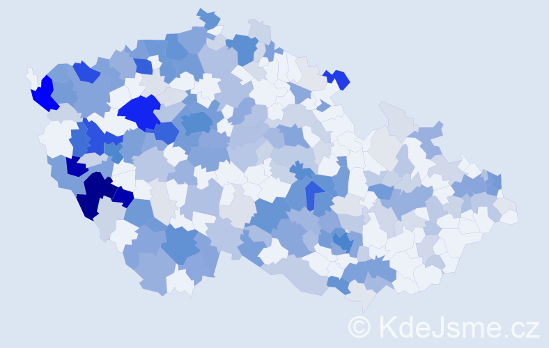 Příjmení: 'Mayer', počet výskytů 977 v celé ČR