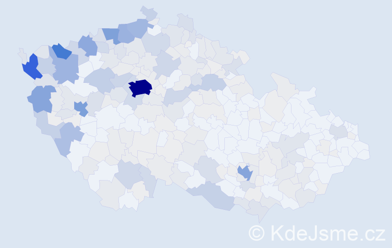 Příjmení: '"Nguyen Van"', počet výskytů 1112 v celé ČR