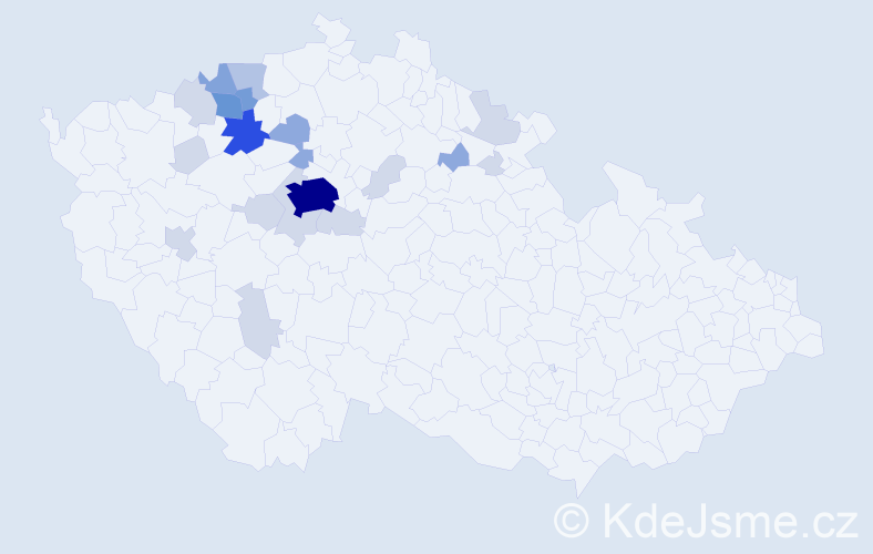 Příjmení: 'Laurichová', počet výskytů 62 v celé ČR