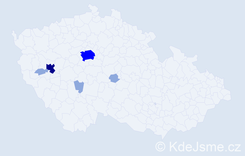 Příjmení: 'Winn', počet výskytů 15 v celé ČR