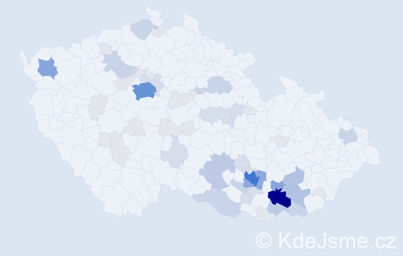 Příjmení: 'Goliášová', počet výskytů 178 v celé ČR