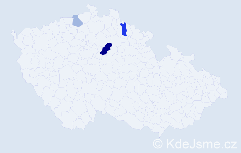 Příjmení: 'Baytalon', počet výskytů 9 v celé ČR