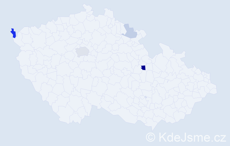 Příjmení: 'Meszarošová', počet výskytů 10 v celé ČR