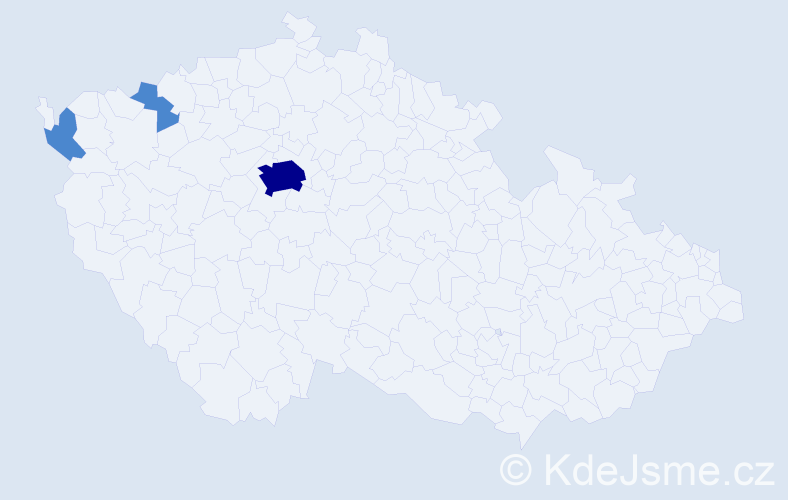 Příjmení: '"Mac Van"', počet výskytů 5 v celé ČR