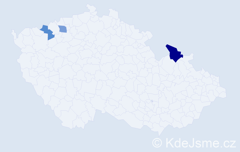Příjmení: 'Rogalská', počet výskytů 4 v celé ČR
