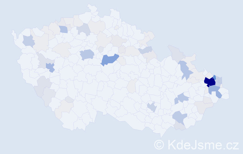 Příjmení: 'Kroščenová', počet výskytů 365 v celé ČR